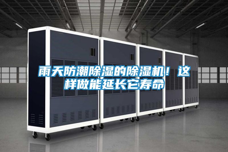 雨天防潮除湿的除湿机！这样做能延长它寿命