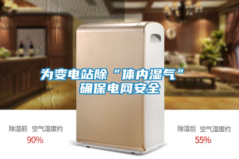 为变电站除“体内湿气” 确保电网安全