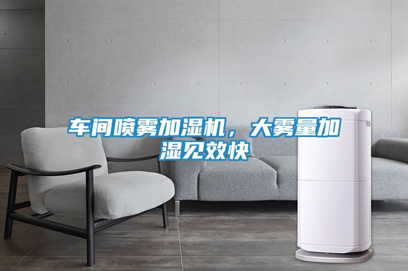车间喷雾加湿机，大雾量加湿见效快