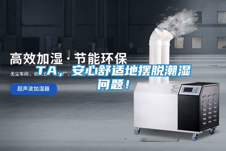 TA，安心舒适地摆脱潮湿问题！