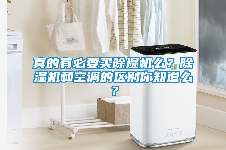 真的有必要买除湿机么?除湿机和空调的区别你知道么?
