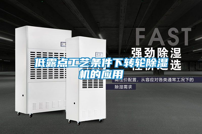 低露点工艺条件下转轮除湿机的应用