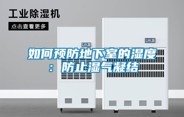 如何预防地下室的湿度：防止湿气凝结