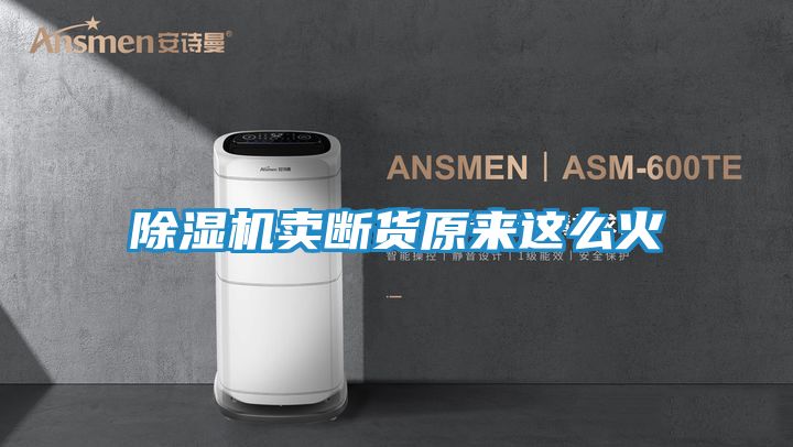 除湿机卖断货原来这么火