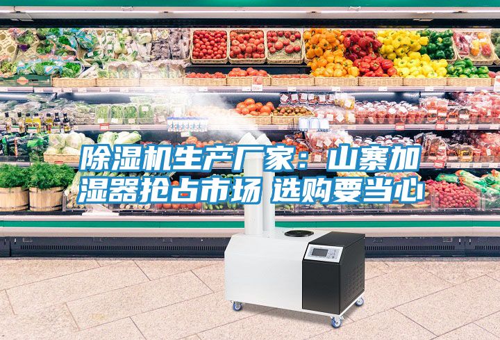 除湿机生产厂家：山寨加湿器抢占市场　选购要当心