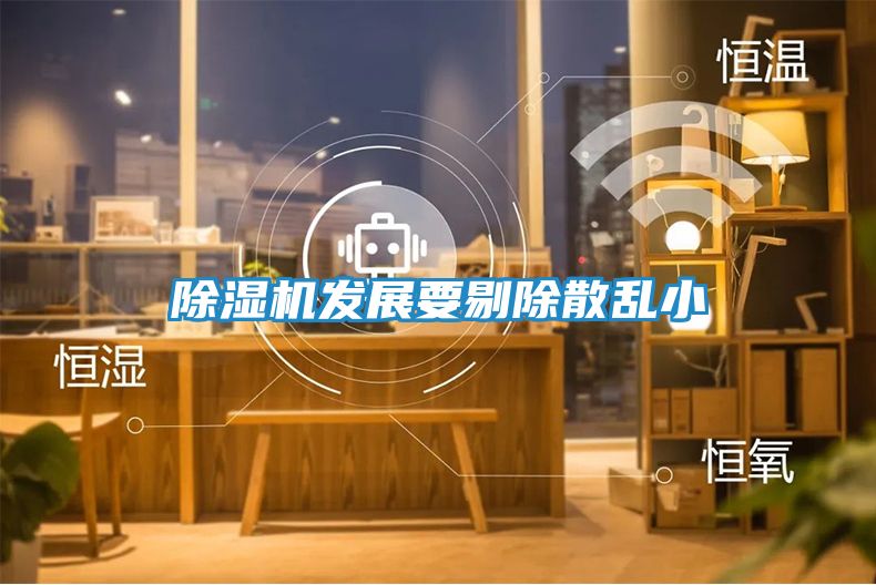 除湿机发展要剔除散乱小