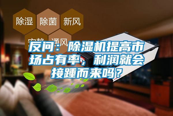 反问：除湿机提高市场占有率，利润就会接踵而来吗？