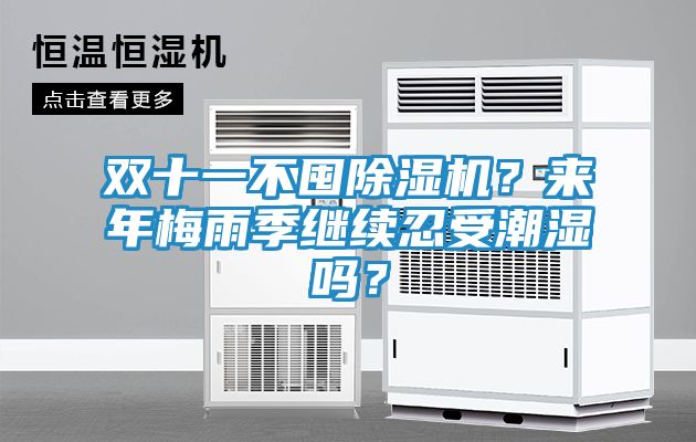 双十一不囤除湿机？来年梅雨季继续忍受潮湿吗？