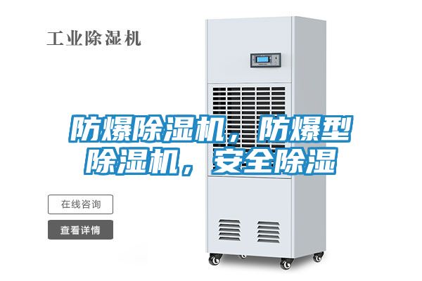 防爆除湿机，防爆型除湿机，安全除湿