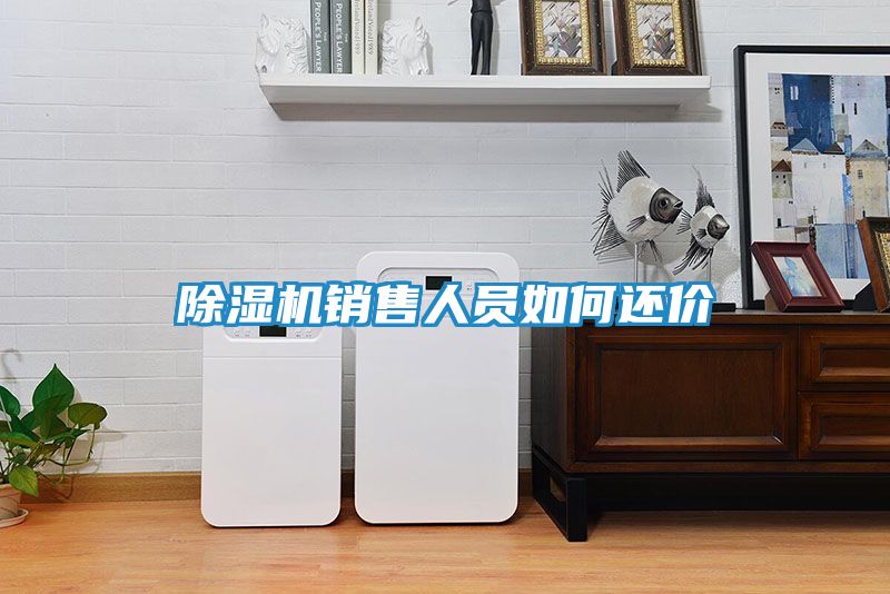 除湿机销售人员如何还价