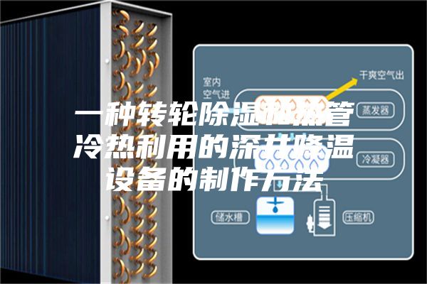 一种转轮除湿和热管冷热利用的深井降温设备的制作方法