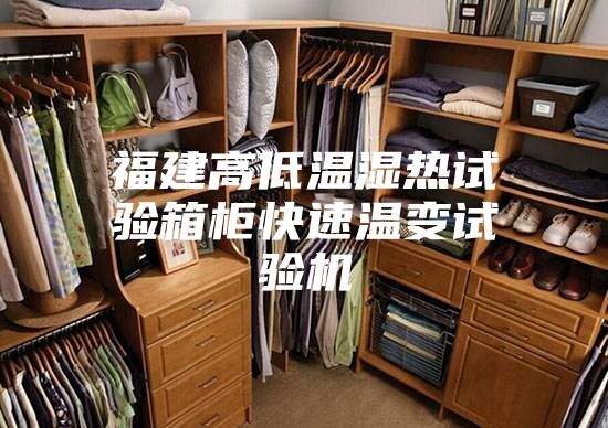 福建高低温湿热试验箱柜快速温变试验机