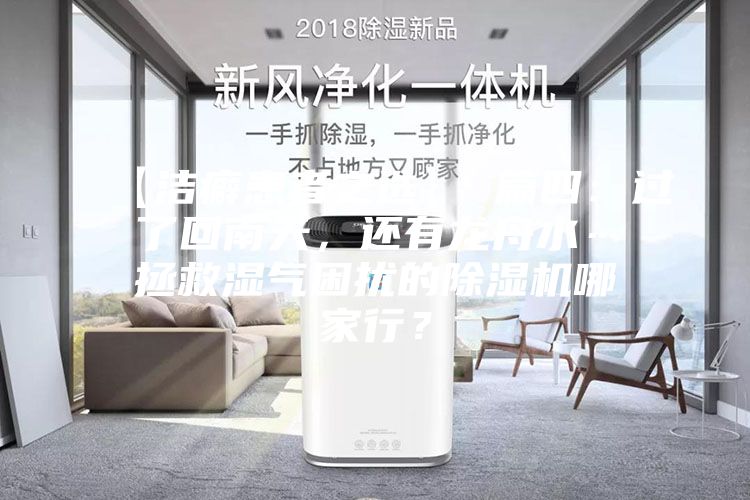 【洁癖患者之选】 篇四:过了回南天,还有龙舟水…拯救湿气困扰的除湿机哪家行?