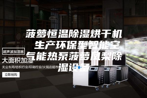菠萝恒温除湿烘干机 生产环保型智能空气能热泵菠萝凤梨除湿设备