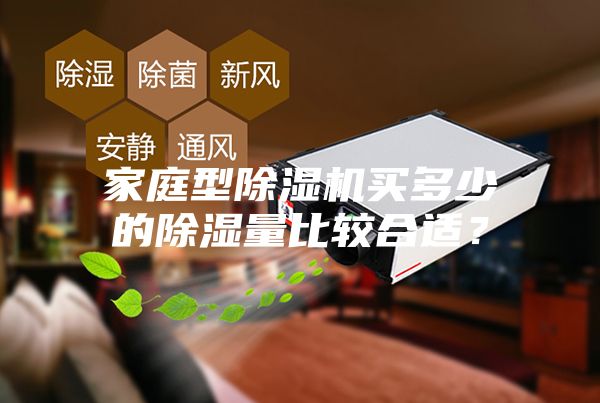家庭型除湿机买多少的除湿量比较合适？