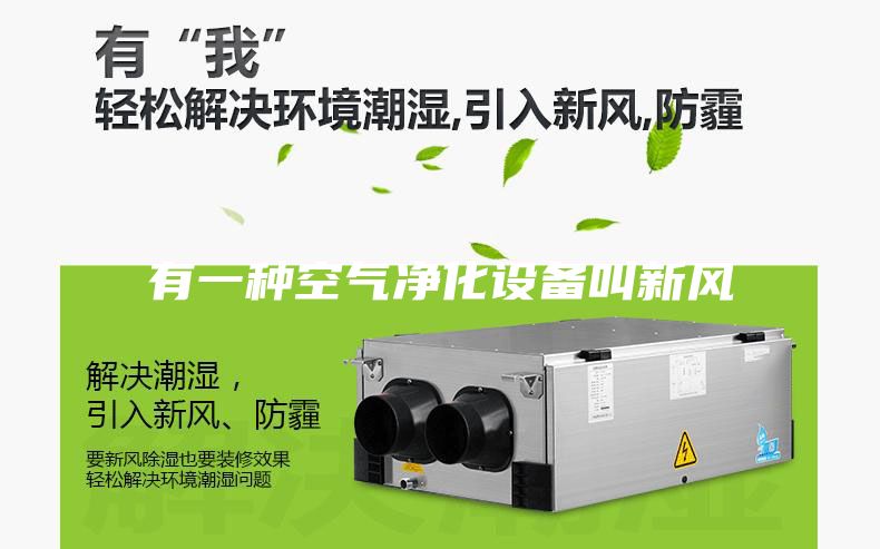有一种空气净化设备叫新风