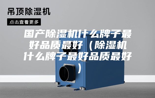 国产除湿机什么牌子最好品质最好（除湿机什么牌子最好品质最好）