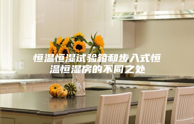 恒温恒湿试验箱和步入式恒温恒湿房的不同之处