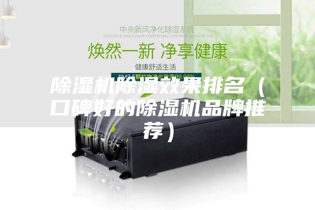 除湿机除湿效果排名（口碑好的除湿机品牌推荐）