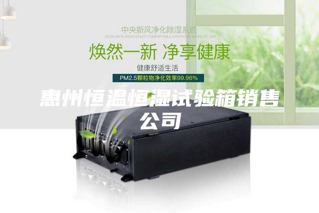 惠州恒温恒湿试验箱销售公司