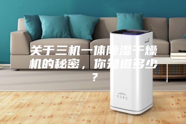 关于三机一体除湿干燥机的秘密，你知道多少？