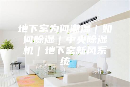 地下室为何潮湿｜如何除湿｜中央除湿机｜地下室新风系统