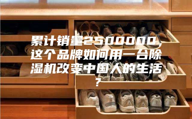 累计销量2500000，这个品牌如何用一台除湿机改变中国人的生活？