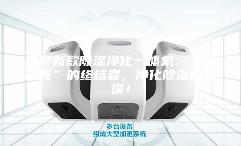 国产新款除湿净化一体机：“回南天”的终结者，净化除湿两不误！
