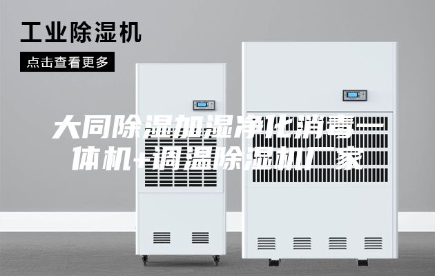 大同除湿加湿净化消毒一体机+调温除湿机厂家