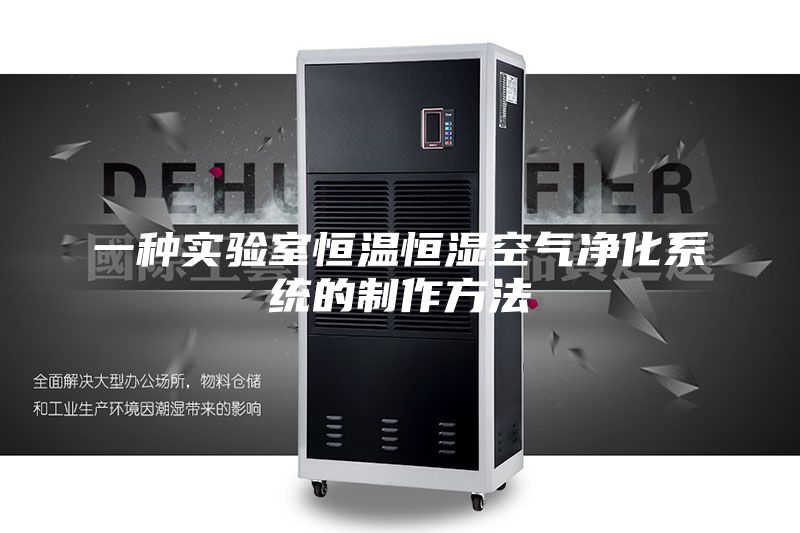 一种实验室恒温恒湿空气净化系统的制作方法