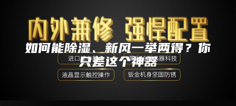 如何能除湿、新风一举两得？你只差这个神器