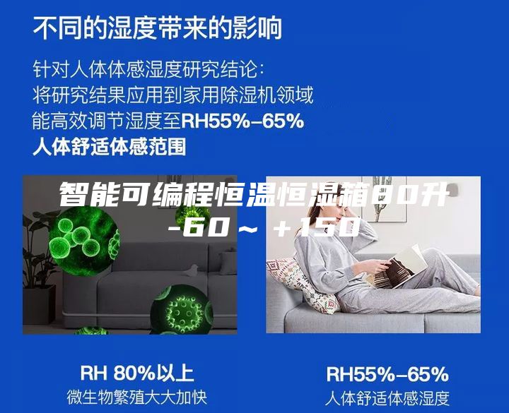 智能可编程恒温恒湿箱80升 -60～＋150℃