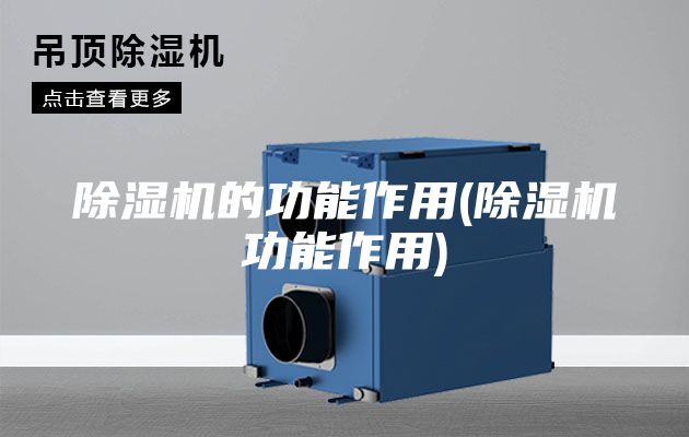 除湿机的功能作用(除湿机功能作用)