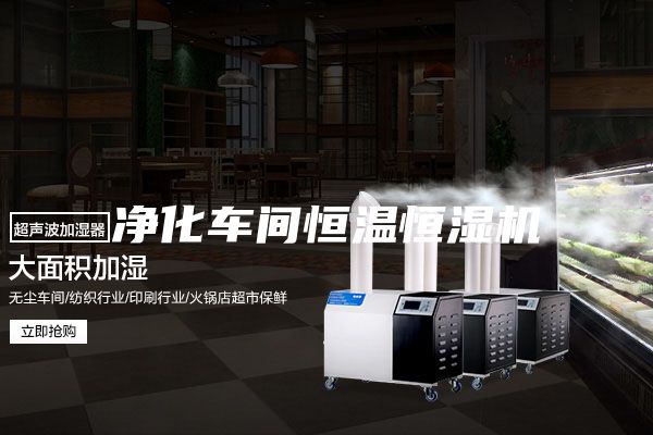 净化车间恒温恒湿机