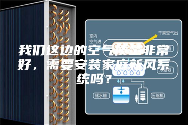 我们这边的空气质量非常好，需要安装家庭新风系统吗？