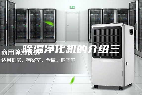 除湿净化机的介绍三