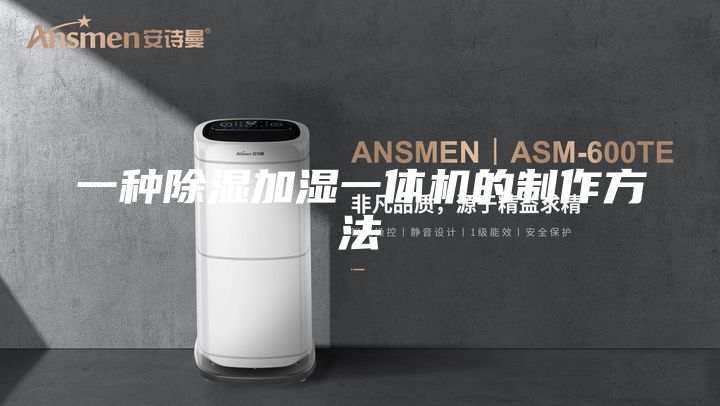 一种除湿加湿一体机的制作方法