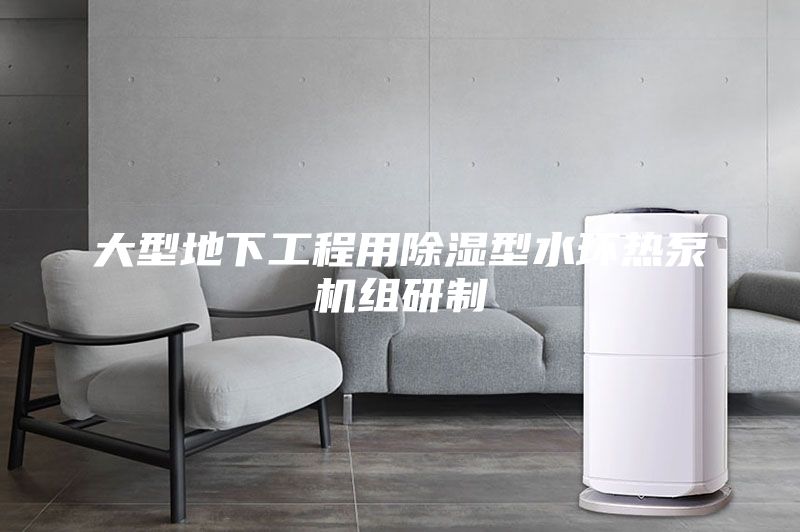大型地下工程用除湿型水环热泵机组研制