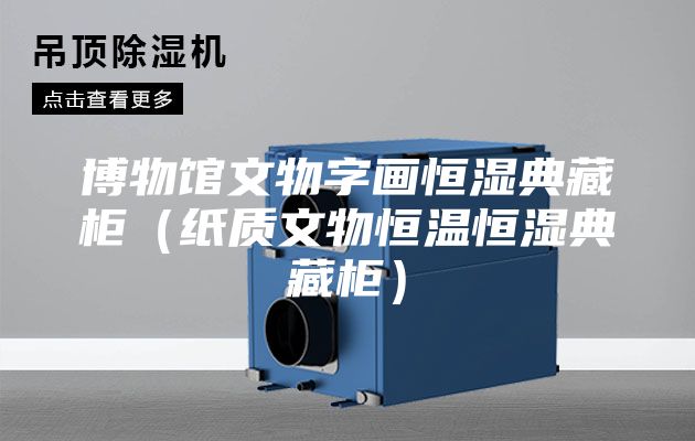 博物馆文物字画恒湿典藏柜（纸质文物恒温恒湿典藏柜）