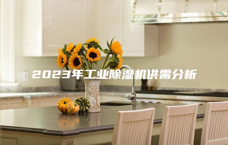 2023年工业除湿机供需分析