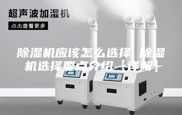 除湿机应该怎么选择 除湿机选择要点介绍【详解】