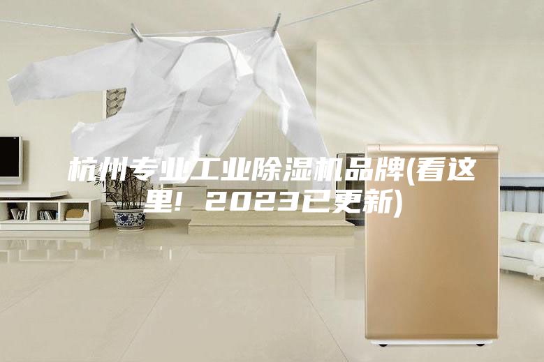 杭州专业工业除湿机品牌(看这里! 2023已更新)