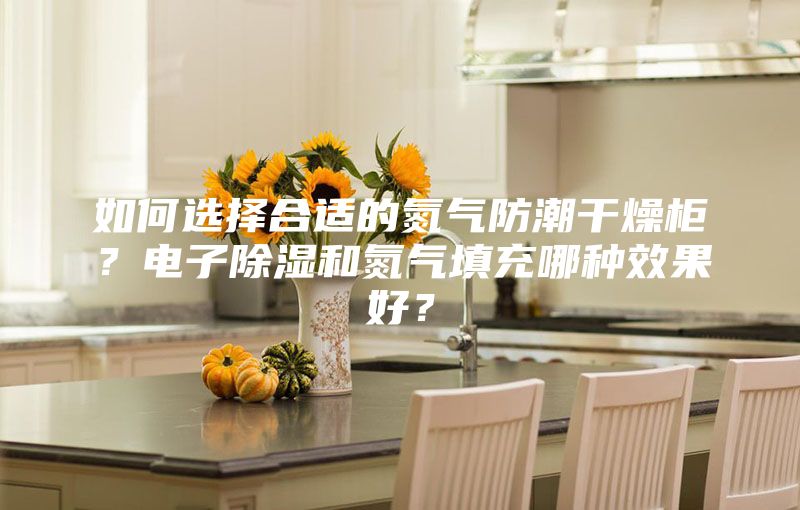 如何选择合适的氮气防潮干燥柜？电子除湿和氮气填充哪种效果好？