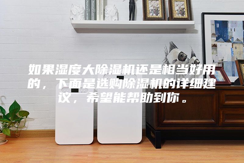 如果湿度大除湿机还是相当好用的，下面是选购除湿机的详细建议，希望能帮助到你。
