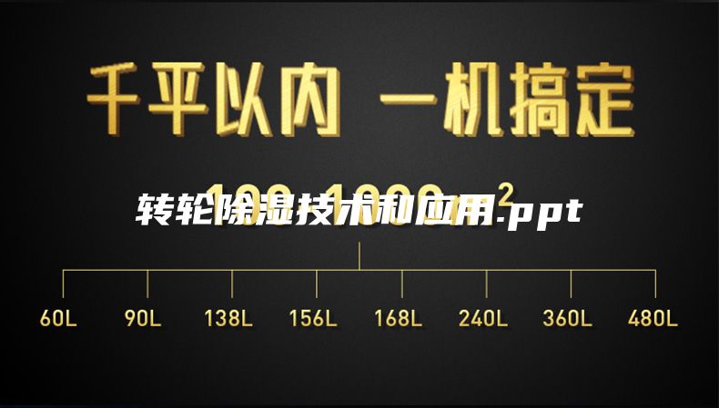 转轮除湿技术和应用.ppt