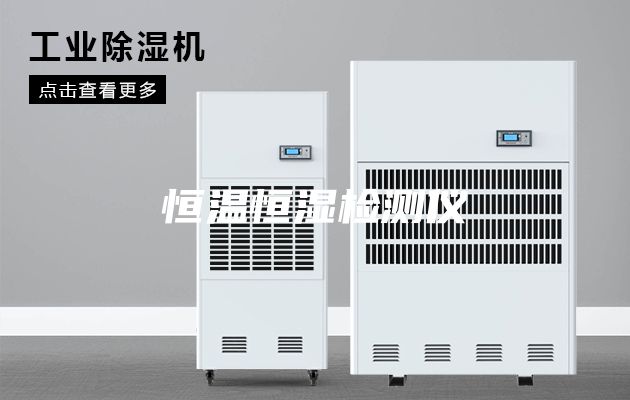恒温恒湿检测仪