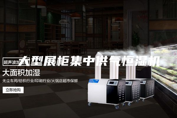 大型展柜集中供气恒湿机