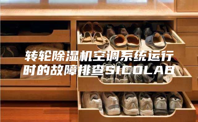 转轮除湿机空调系统运行时的故障排查SICOLAB