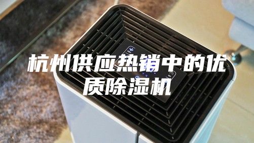 杭州供应热销中的优质除湿机
