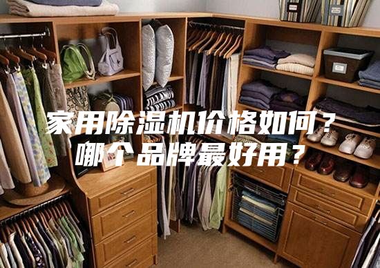 家用除湿机价格如何？哪个品牌最好用？